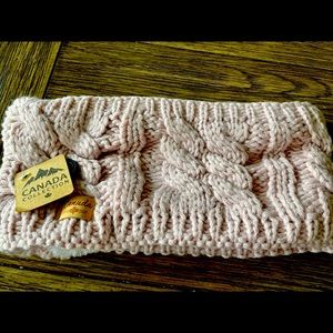 Solid Wide Knitting Woolen Headband Winter Warm Ear